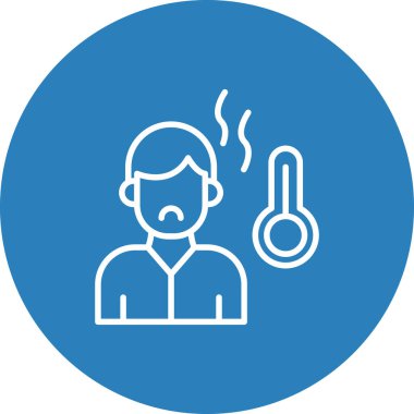 sigara içen adam simgesi, vektör illüstrasyonu