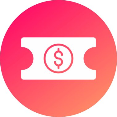 Dolar vektör simgesi modern basit illüstrasyon