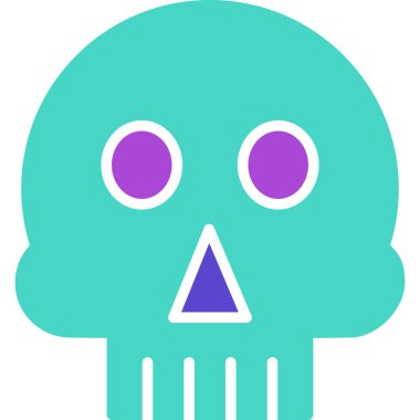 Cadılar Bayramı. Web simgesi basit illüstrasyon