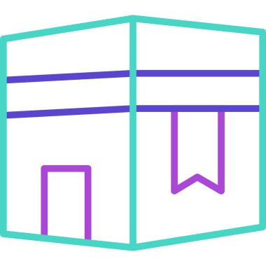 kutu gönderme simgesi ana hatları biçiminde