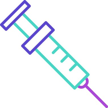 Şırınga ikonu vektör çizimi çizimi