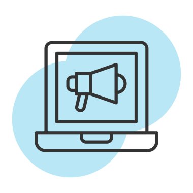 İnternet pazarlama renkli simge