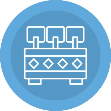 Modern b 'nin vektör illüstrasyonu eksik simgesi