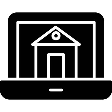 Akıllı ev vektör simgesi