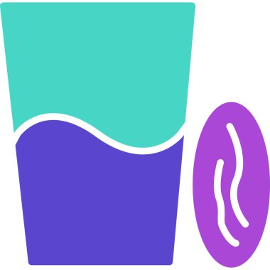 kahve fincanı ikonu vektör illüstrasyonu