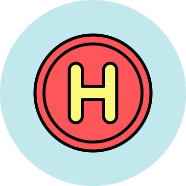 Bir b simgesinin vektör illüstrasyonu