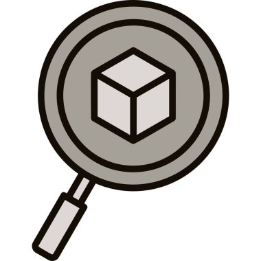 Arama simgesi vektör illüstrasyonu