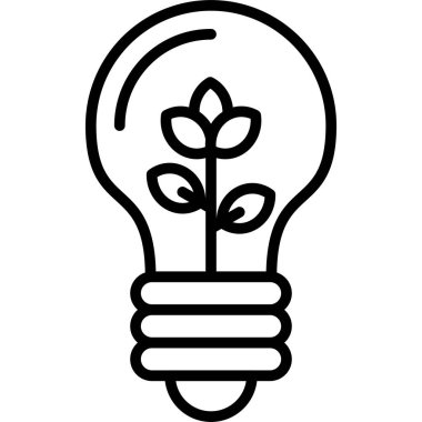özet biçiminde ampul ışığı fikir simgesi