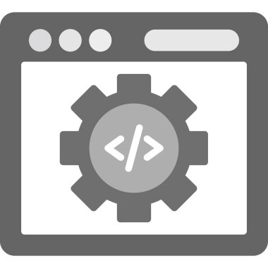 Ayarlama. Web simgesi basit illüstrasyon