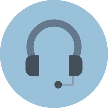 kulaklık rengi vektör simgesi