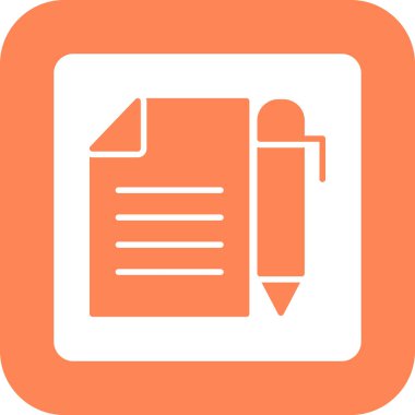 belge simgesi vektör illüstrasyonu