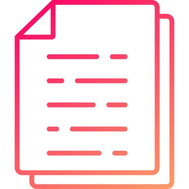 Belge. Web simgesi basit illüstrasyon