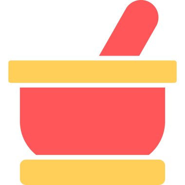 yemek pişirme ikonu düz stil