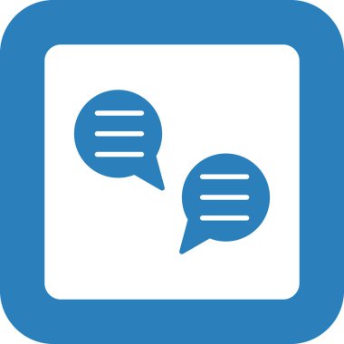 konuşma baloncukları vektör simgesi düzenlenebilir