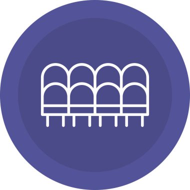 Modern simgenin vektör illüstrasyonu