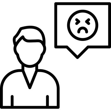 Müşteri geribildirim simgesi vektör illüstrasyonu