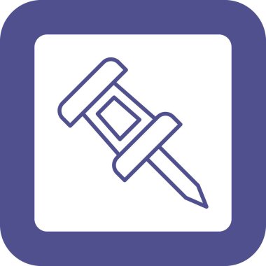 Bir kalem simgesinin vektör illüstrasyonu