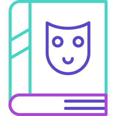 maske simgesi vektör illüstrasyon tasarımı