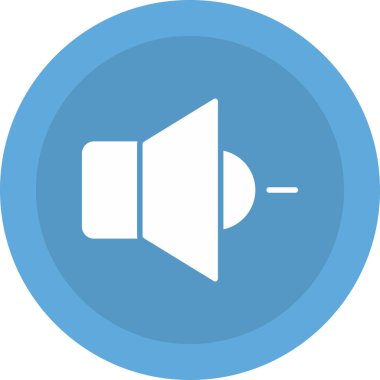 Ses. Web simgesi basit illüstrasyon