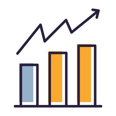 grafik vektörü ince çizgi simgesi