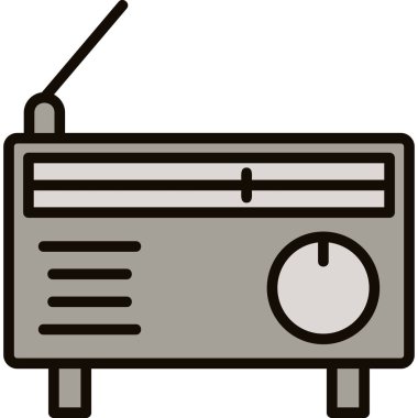 radyo web simgesi. resimleme