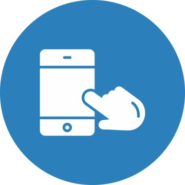 Akıllı telefon. Web simgesi basit illüstrasyon