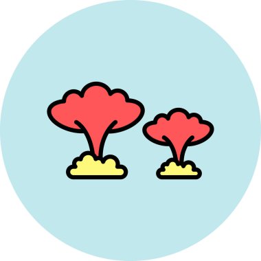 Brokoli. Web simgesi basit illüstrasyon