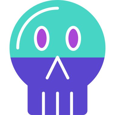 Uzaylı. Web simgesi basit illüstrasyon