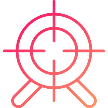 Hedef. Web simgesi basit illüstrasyon