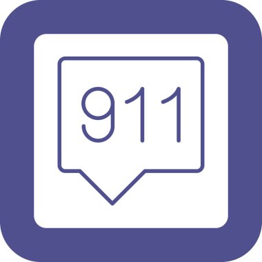 Bir polis simgesinin vektör illüstrasyonu