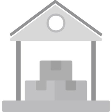 Otel otel ikonu düz stil