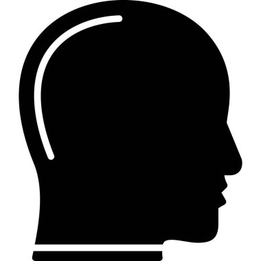 baş profil simgesi sağlam biçimli