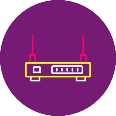 Yönlendirici vektör simgesi modern basit vektör illüstrasyonu