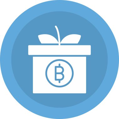 Bitcoin web renk vektörü çizimi