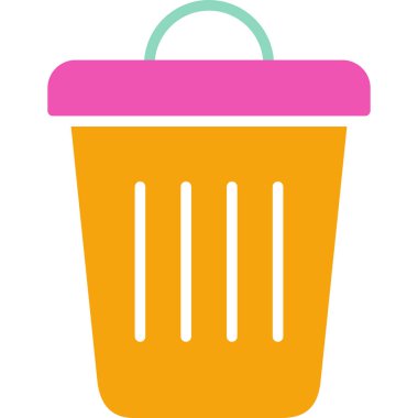 Alışveriş sepeti simgesi, vektör illüstrasyonu beyaz arkaplanda izole edildi