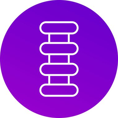 güzel spiral çizgi vektör simgesi