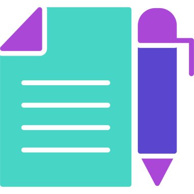 belge web vektör simgesi basit tasarım