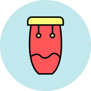 Bir şişenin vektör illüstrasyonu