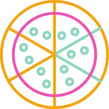 Gıda simgesinin vektör illüstrasyonu