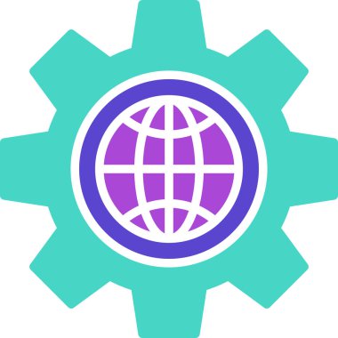 küresel ağ. Basit resimleme