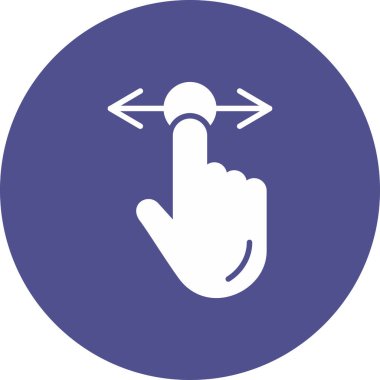 Parmak. Web simgesi basit illüstrasyon