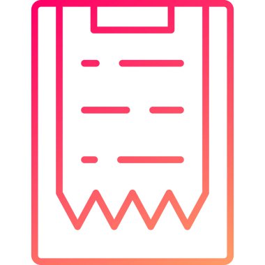 Belge. Web simgesi basit tasarım