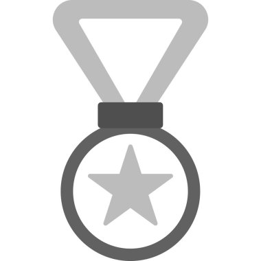 ödül madalya ikonu vektör illüstrasyonu