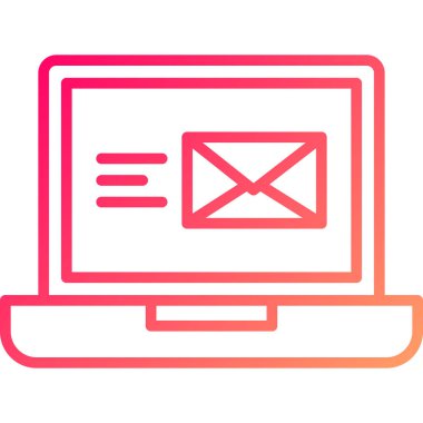 E- posta simgesi vektör illüstrasyonu