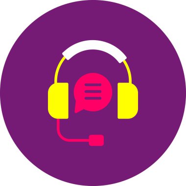 Müşteri desteği. Web simgesi