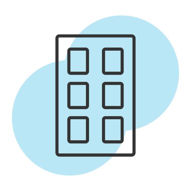 Renkli vektör simgesi oluşturuluyor