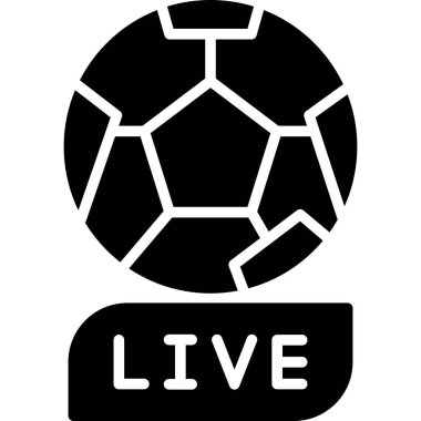 Katı bir futbol simgesi