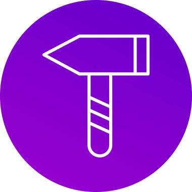 Bir baltanın vektör illüstrasyonu