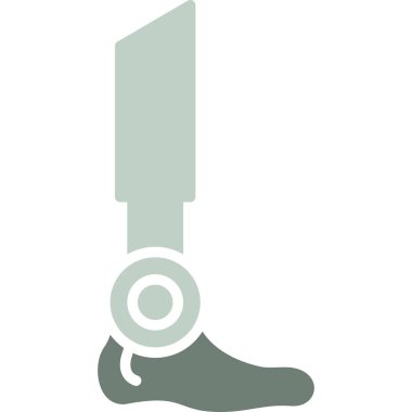 Bir bot simgesinin vektör illüstrasyonu