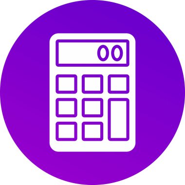 Projeniz için vektör hesap makinesi simgesi